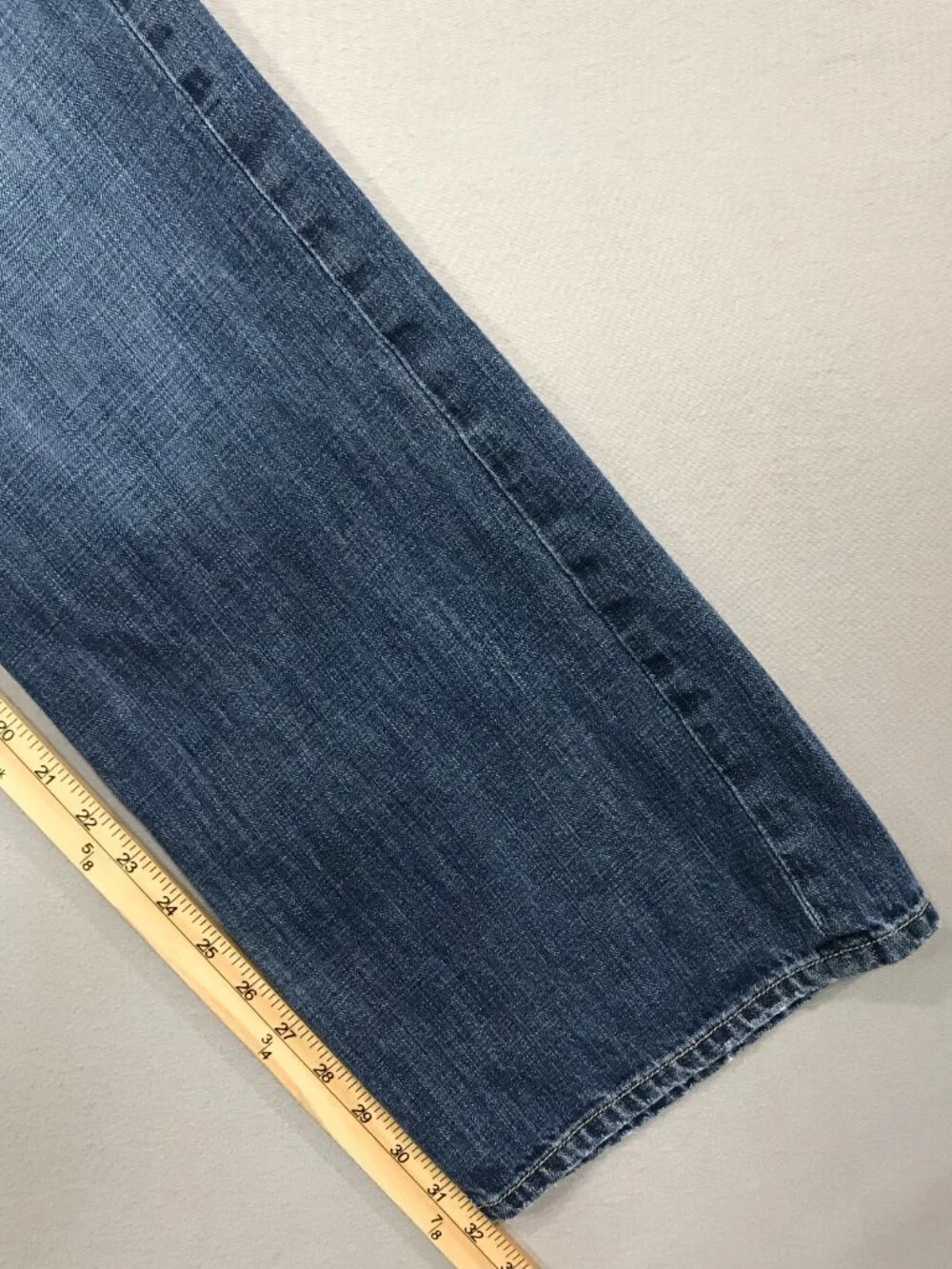 Banana Republic Jeans Men's 36x32 Blue Denim Pants Straight Leg Pockets Cotton